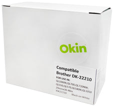 Okin DK 22210 Brother Compatible P-Touch Paper Tape 29mm x 30mt