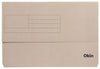 Okin Foolscap Document Wallet Grey