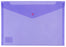 Okin A4 Polypropylene Document Wallet, Button Closure, Purple