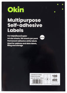 Okin Multipurpose Permanent Adhesive 4's