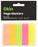 Okin 15mm x 50mm Page Markers, 5 Neon Colours