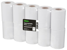 57mm x 40mm Thermal Paper Rolls, Pack of 10 Rolls, Eftpos  Receipt Rolls