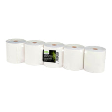 2 Ply 76 x 76mm Carbonless Paper Roll, Pack of 5 Rolls