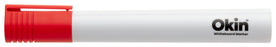 Okin Bullet Tip Whiteboard Marker Red x 12's pack