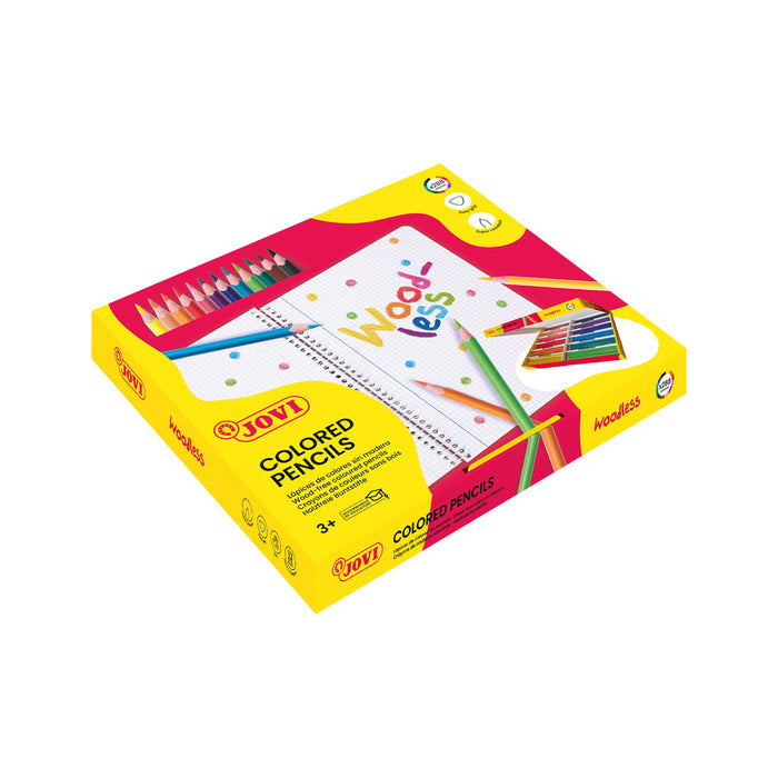 Jovi Woodless Coloured Pencil Class, Pack of 288 Pieces