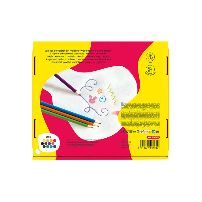 Jovi Woodless Coloured Pencil Class, Pack of 288 Pieces