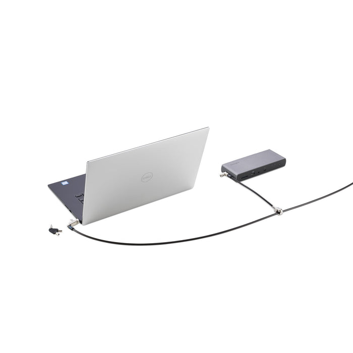 Kensington Slim N17 2.0 Dual Head Laptop Lock for Wedge Slots, Standard