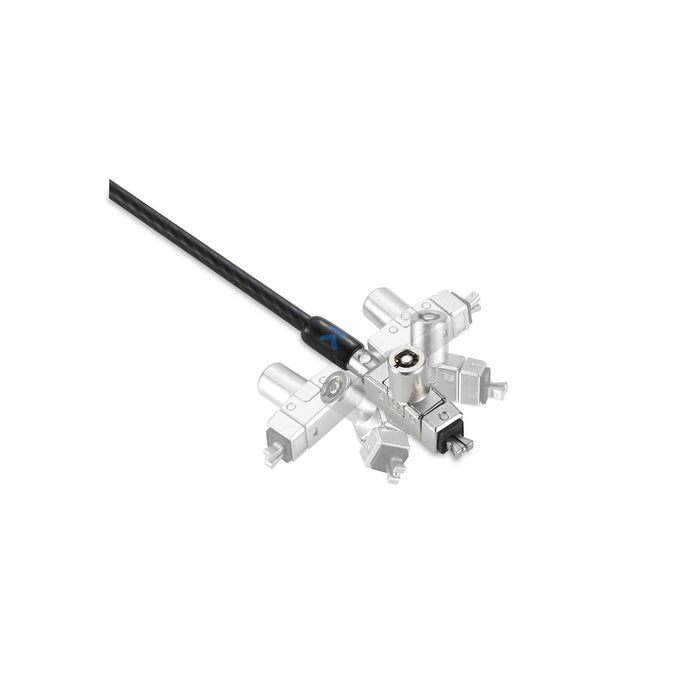 Kensington Slim N17 2.0 Dual Head Laptop Lock for Wedge Slots, Standard