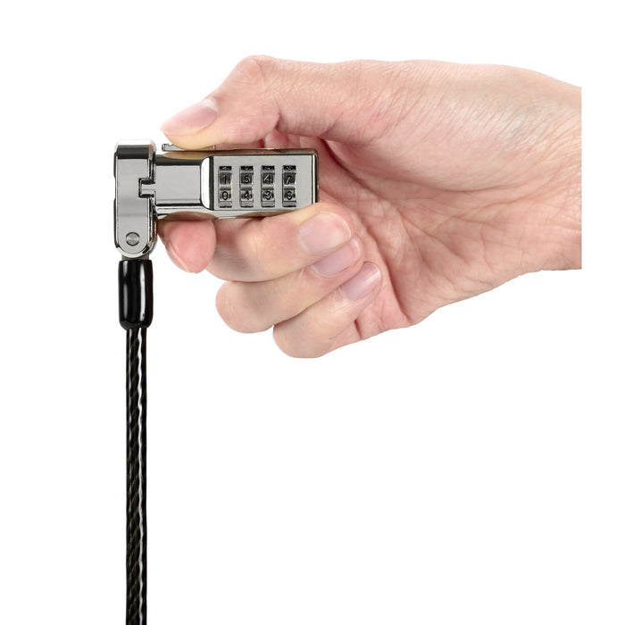 Kensington Universal 3-in-1 Combination Laptop Lock, Resettable