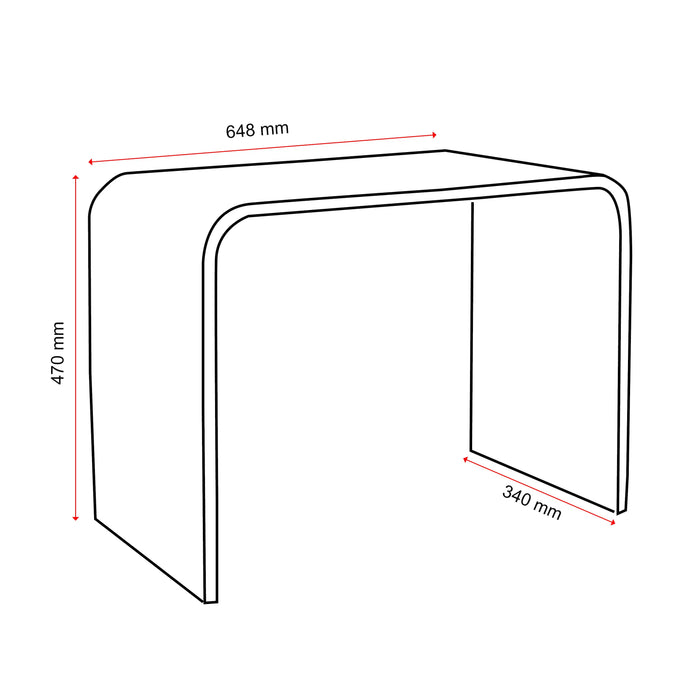 Konfurb Link Table, Black