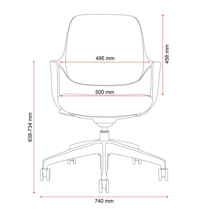 Konfurb Nara Chair, Clay