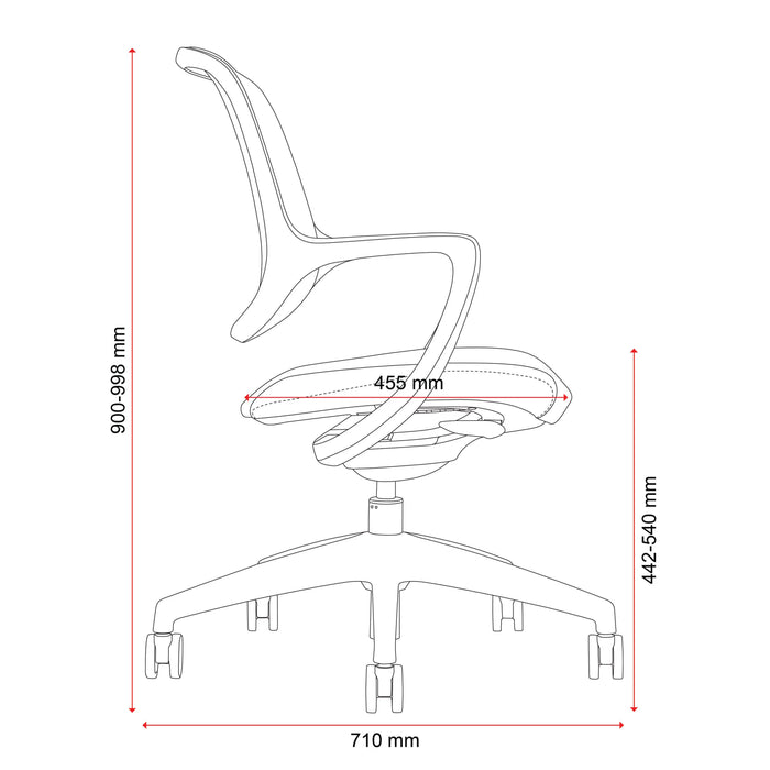 Konfurb Nara Chair, Clay