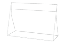 Open Book Display Stand (Holds an open A5 book)