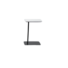 Laptop Table, 300mm x 450mm x 650mm, Black Base, White Top