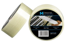 Mono Directional Filament Tape, Clear, 48mm x 50mt x 140mu x 18 Rolls