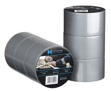 Silver PVC Utility Duct Tape 48mm x 30mt x 150mu x 30 Rolls