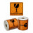 GLASS WITH CARE Printed Permanent Adhesive Label 99mm x 99mm x 500 Labels per roll