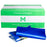 Plain Polyethylene Bags, 425mm x 500mm x 30mu, Blue x 1500 pieces