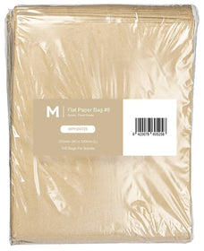 Flat Brown Paper Bag, Size 8, 255mm x 330mm, 40gsm x 500 pieces MPH24035