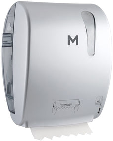 Manual Roll Feed Paper Towel Dispenser - Silver