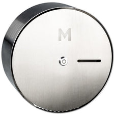 Single Roll Jumbo Toilet Roll Dispenser - Silver