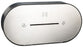 Double Roll Jumbo Toilet Roll Dispenser - Silver