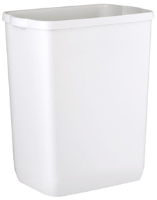 Wall Mountable or Free Standing Bin, White, 42L Capacity