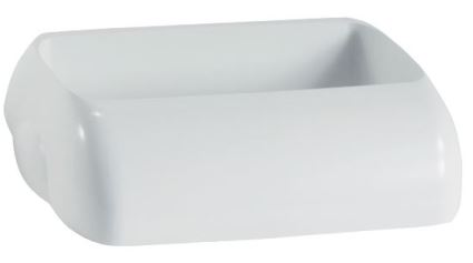 Wall Mountable or Free Standing Bin, White, 42L Capacity
