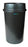 Plastic Flip Top Rubbish Bin 60L, Grey, 420mm x 750mm