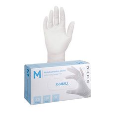 Premium Nitrile Powder Free Examination Gloves 4.0g x 1000's - Extra Small (White)