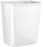 Wall Mountable or Free Standing Bin, White, 8L Capacity