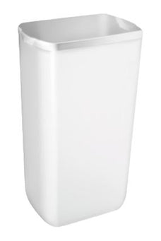 Wall Mountable or Free Standing Bin, White, 23L Capacity