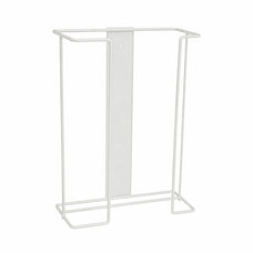 Triple Wire Glove Holder, White, 285mm x 90mm x 360mm