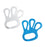 TPU Universal Size Hand Glove Tensioners, 300mu, Blue x 100's Pack
