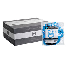 TPU Universal Size Hand Glove Tensioners, 300mu, Blue x 100's Pack