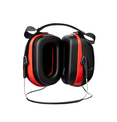Advanced Neckband Earmuffs - Black/Red, Class 5, 25.8dB Rated