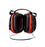 Advanced Neckband Earmuffs - Black/Red, Class 5, 25.8dB Rated