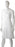 Disposable Polyethylene Back Tie Apron, 800mm x 1250mm x 20mu x 600 pieces - White