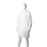 Disposable Polypropylene Laboratory Coat, 4xExtra Large (4XL) Size x 25 pieces - White