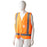 High Visibility Day/Night Safety Vest, Orange, 8XL Size