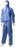 SMS Breathable Coverall Type 5 and Type 6, Large (L) Size, 50gsm x 12 pieces - Blue