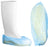 Polypropylene Anti-Skid Shoe Covers, 200mm x 400mm, 35gsm x 600 pieces - Blue