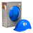 ABS Ground Safety Hard Hat, Vented, Ratchet Adjustment, Blue, AS/NZS 1801:1997