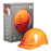 ABS Ground Safety Hard Hat, Vented, Ratchet Adjustment, Orange, AS/NZS 1801:1997