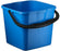 Plastic 12 Litre Square Bucket, Blue x 12