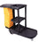 3 Tier Premium Cleaning Cart, Black