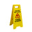 CLEANING IN PROGRESS Safety Sign, Yellow, 290mm x 600mm
