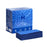 2 Ply 1/8 Fold Quilted Dinner Napkins 400mm x 400mm - 8 Packs x 100 Sheets (800 Napkins) - Blue