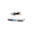 White Cardboard Pizza Box, 7" Inch, 178mm x 178mm x 40mm x Pack of 50