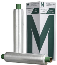 Clear 6mu Prestretch Hand Stretch Film Roll 450mm x 600mt x 4 Rolls